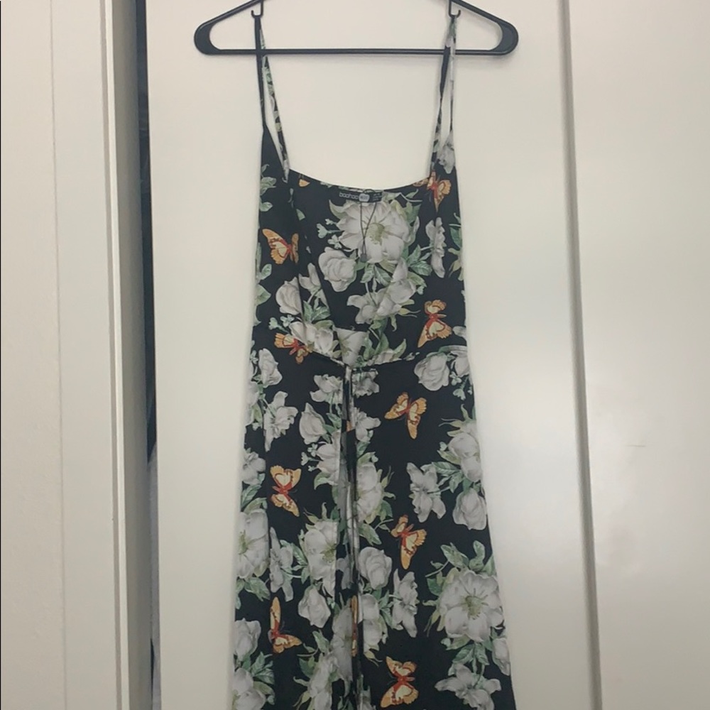 Boohoo wrap maxi dress